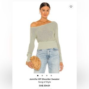 Song Of Style Jennifer Off Shoulder Sweater